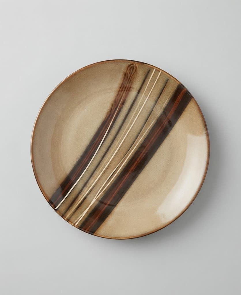 Vektor Artisan Stripe Dinner Plate view 2