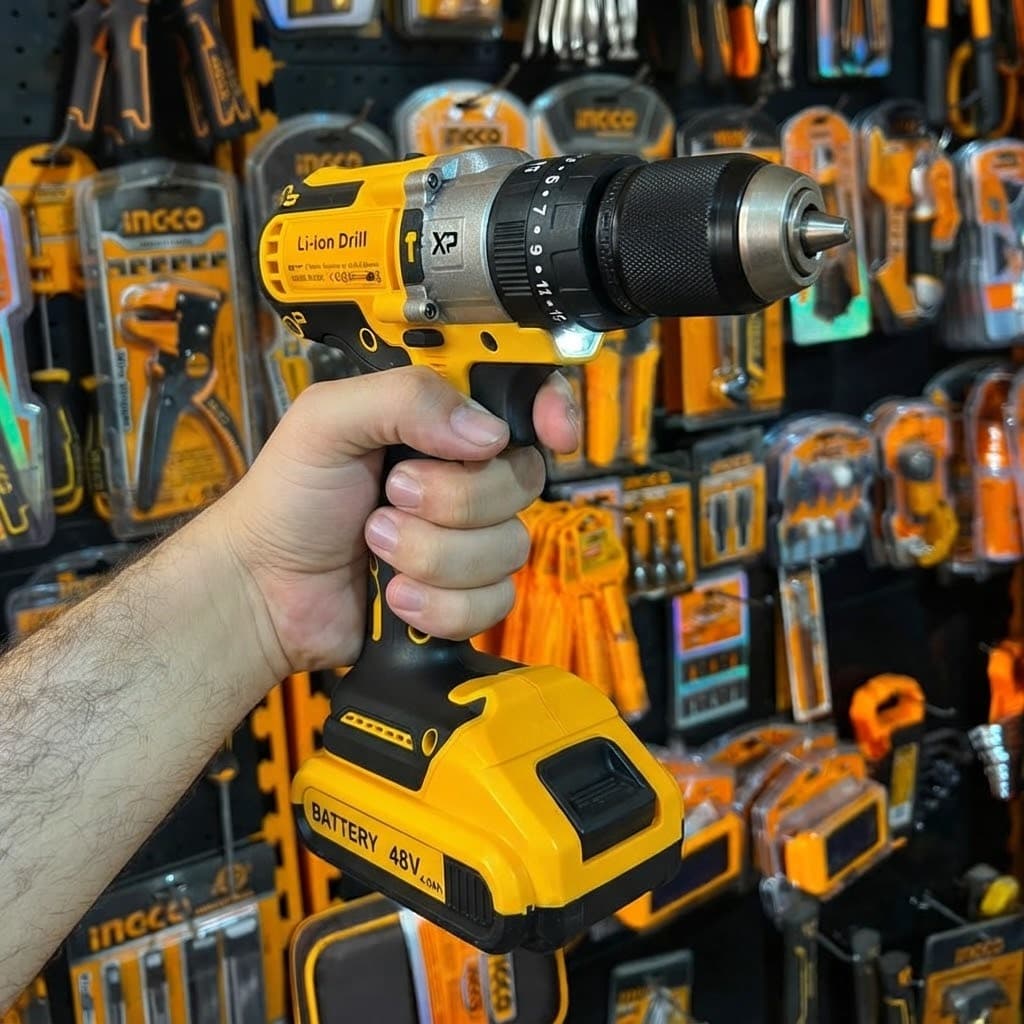 Professional 48V Cordless Li-Ion Power Drill view 2