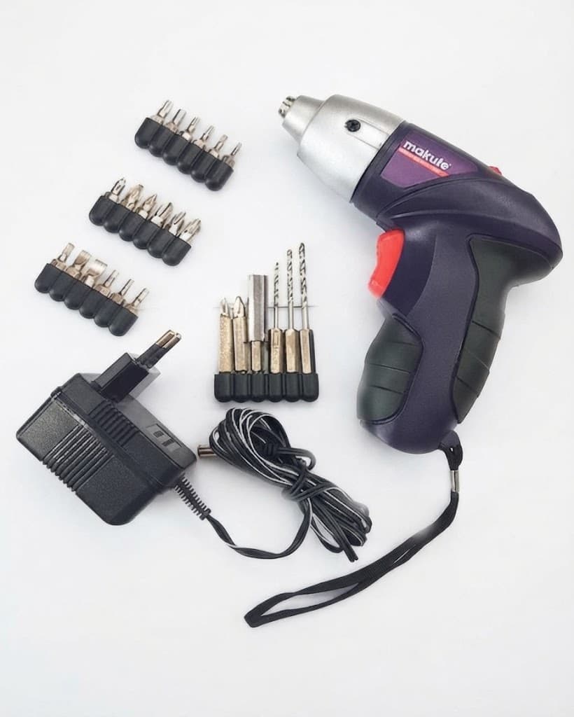 Compact Cordless Screwdriver & Drill Bit Accessory Kit view 2
